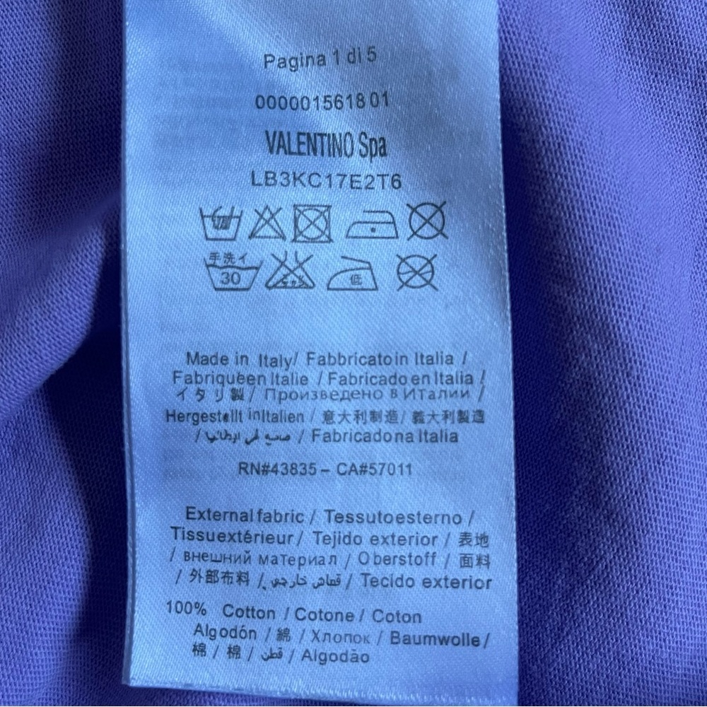 Valentino Garavani Purple T-shirt US S - Picture 4 of 4